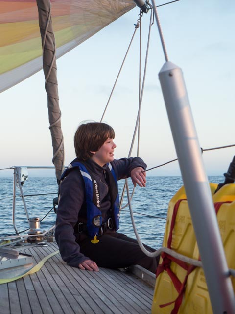 Devon Sailing down Baja