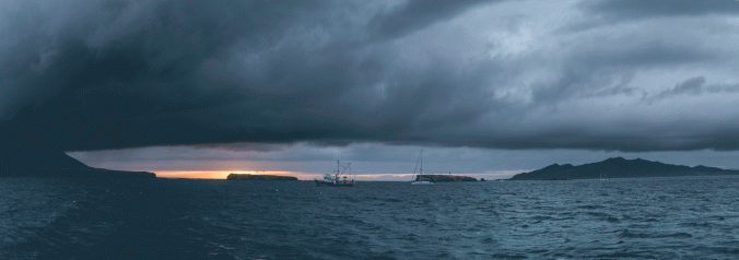 Turtle-Bay-Stormy-Sunset-Panorama